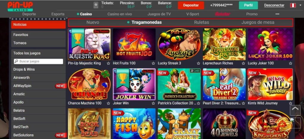 pin up casino chile suma nuevos juegos exclusivos